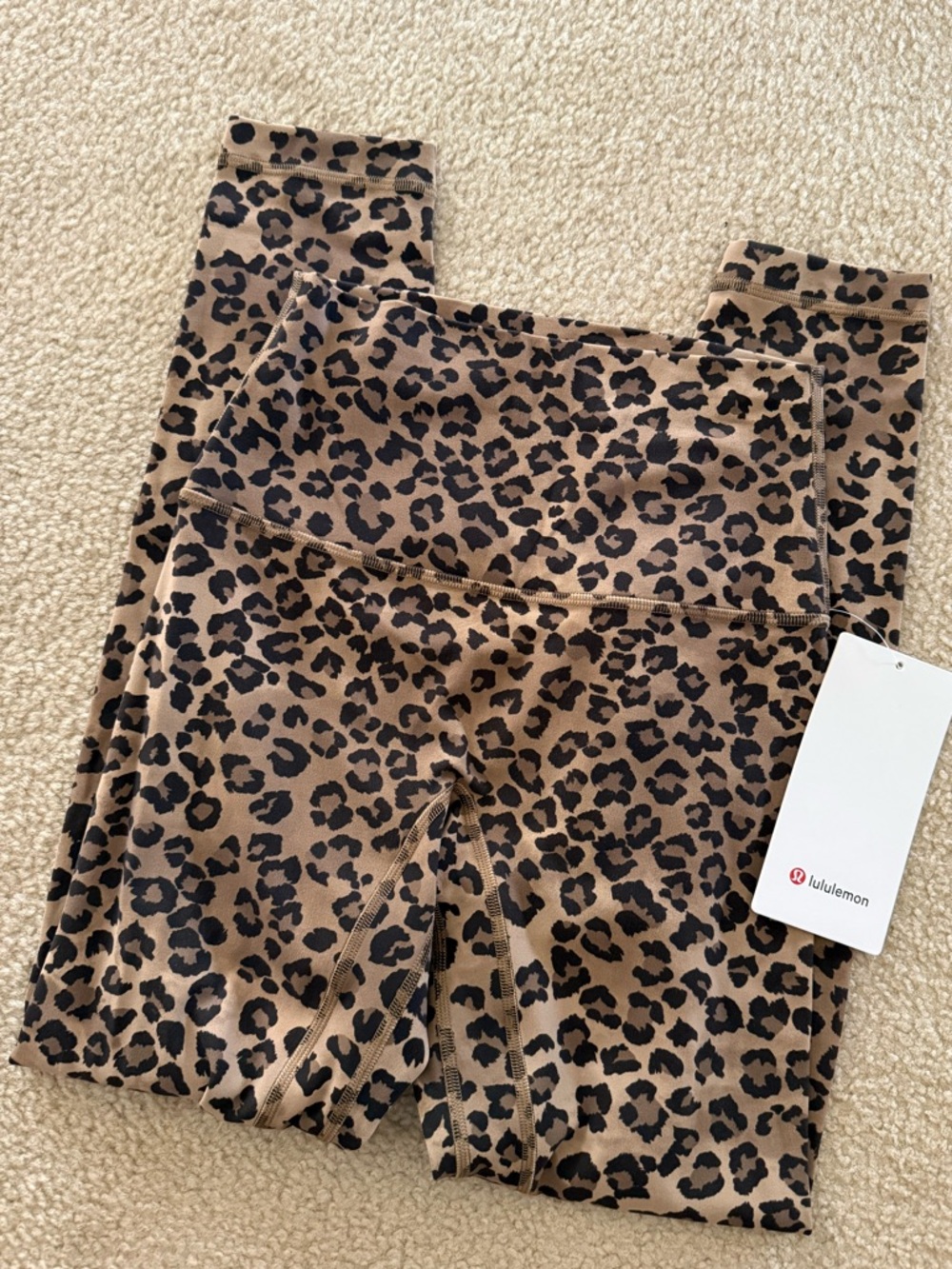 NWT Lululemon No Line Align High-Rise Leopard Print Leggings - Picture 8 of 8